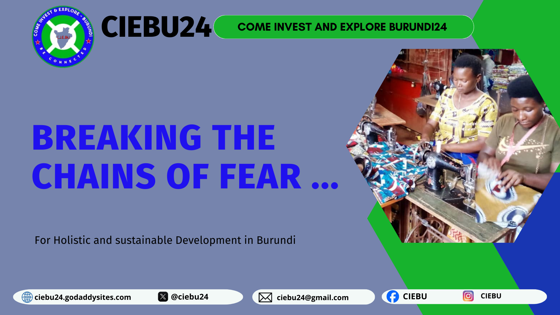 BREAKING THE FEAR CHAINS FOR YOUNG ENTREPRENEURS IN BURUNDI